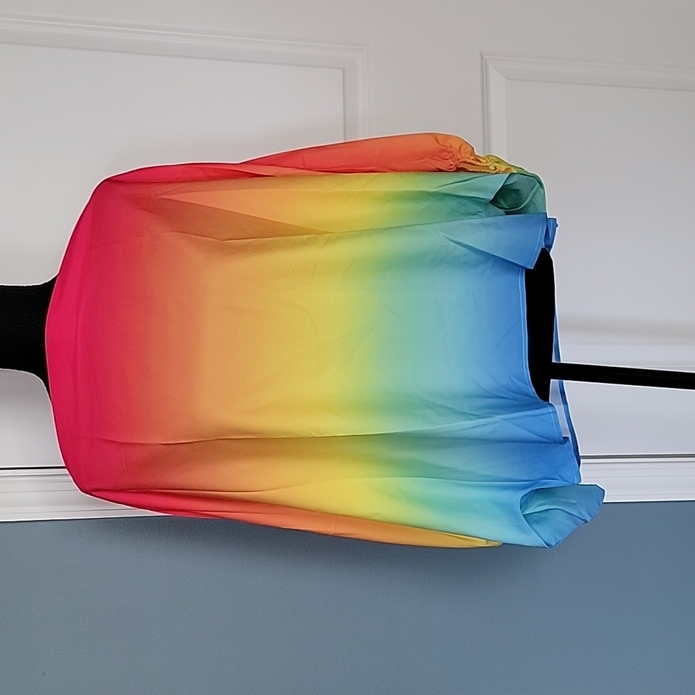 SHEIN Colorful Off the  Shoulder Top